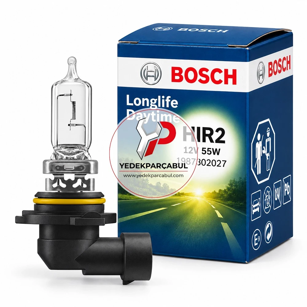 Bosch Ampul HIR2 Longlife Daytime 12V 55W