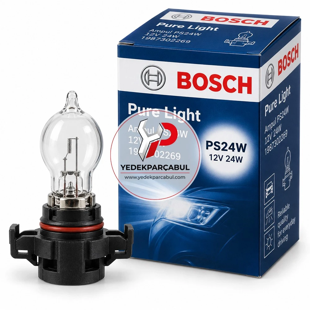 Bosch Ampul PS24W Pure Light 12V 24W