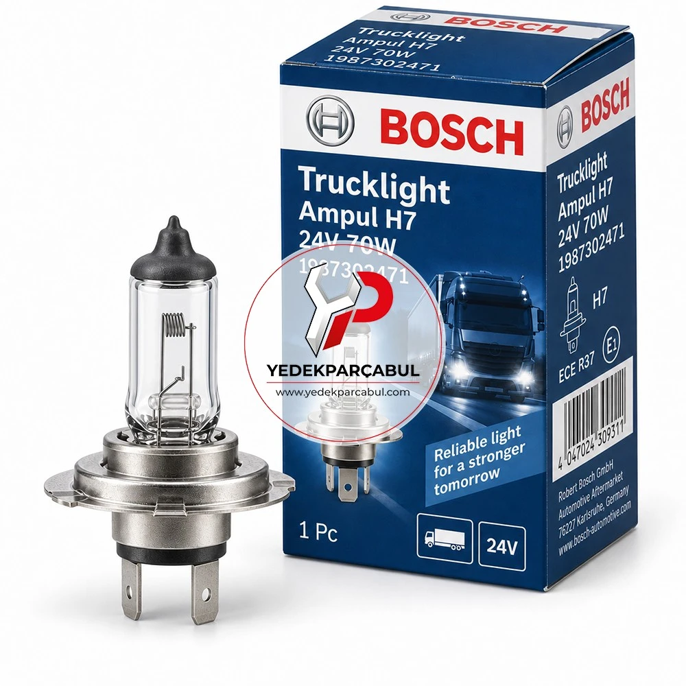 Bosch Ampul H7 Trucklight  24V 70W