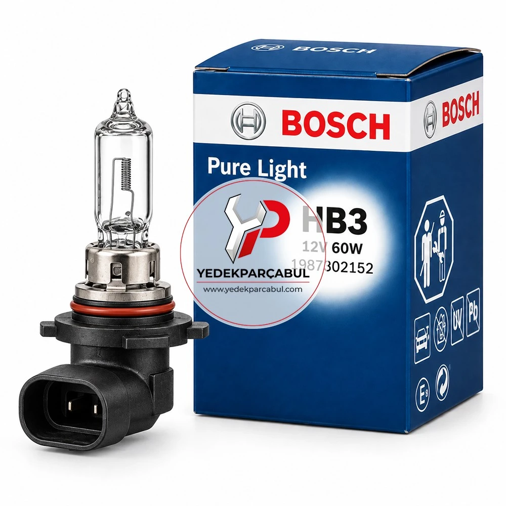 Bosch Ampul HB3 Pure Light 12V 60W