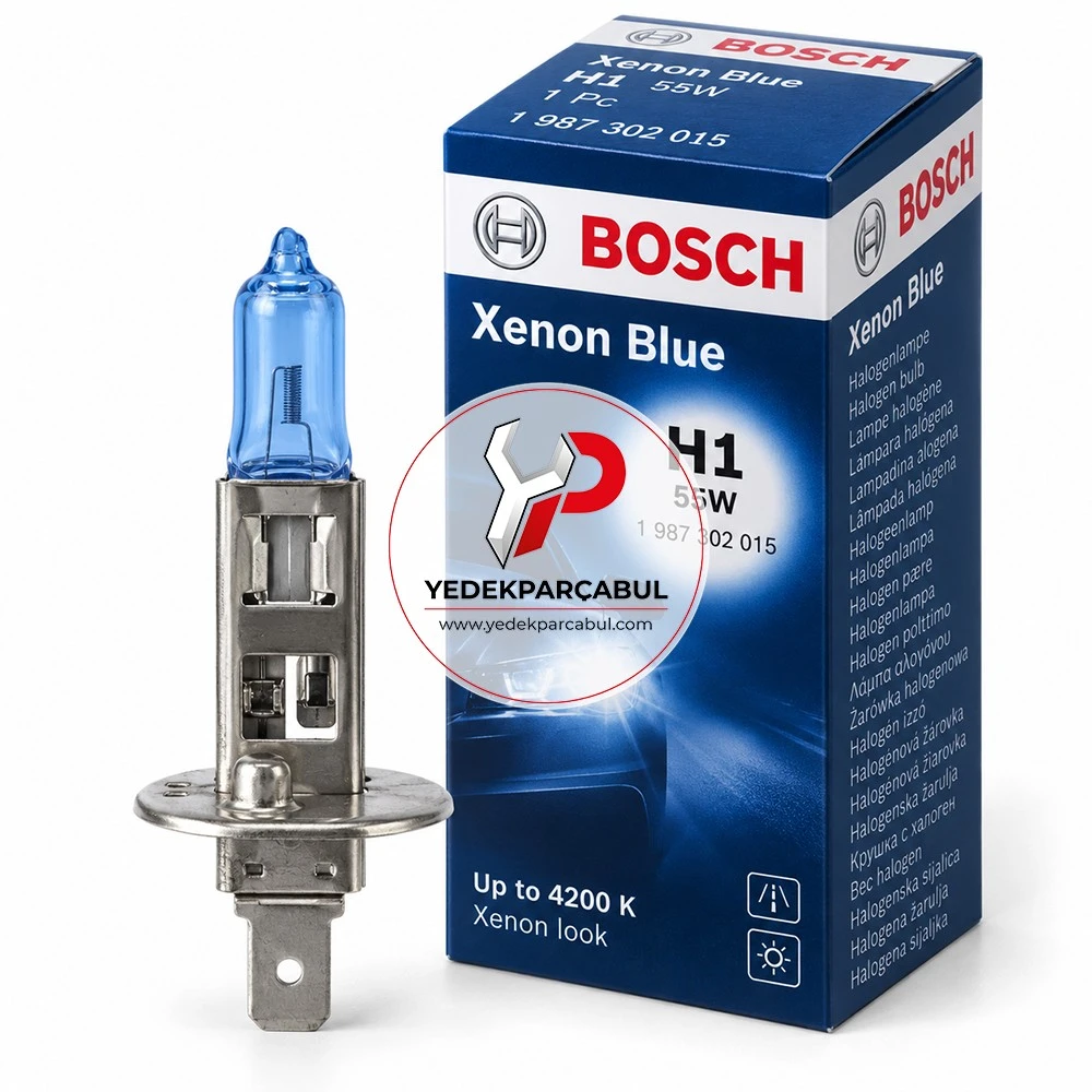 Bosch Ampul H1 Xenon Blue 12V 55W