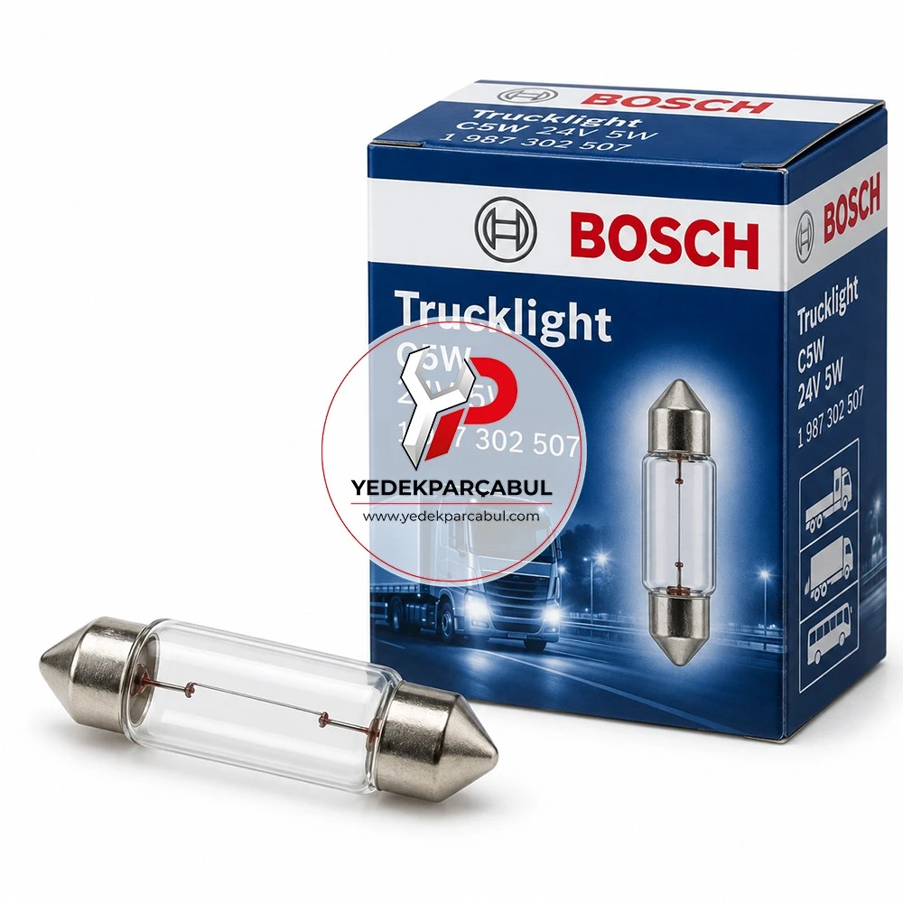 Bosch Ampul C5W Trucklight 24V 5W