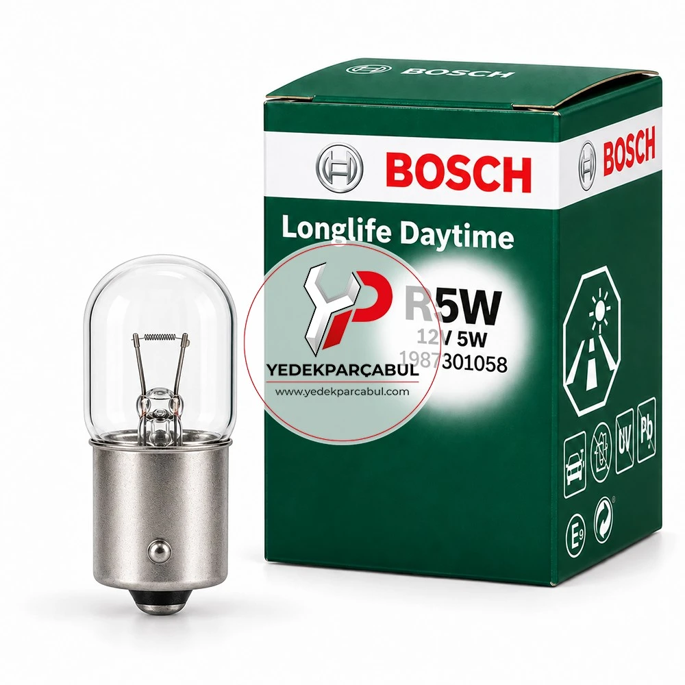 Bosch Ampul R5W Longlife Daytime 12V 5W