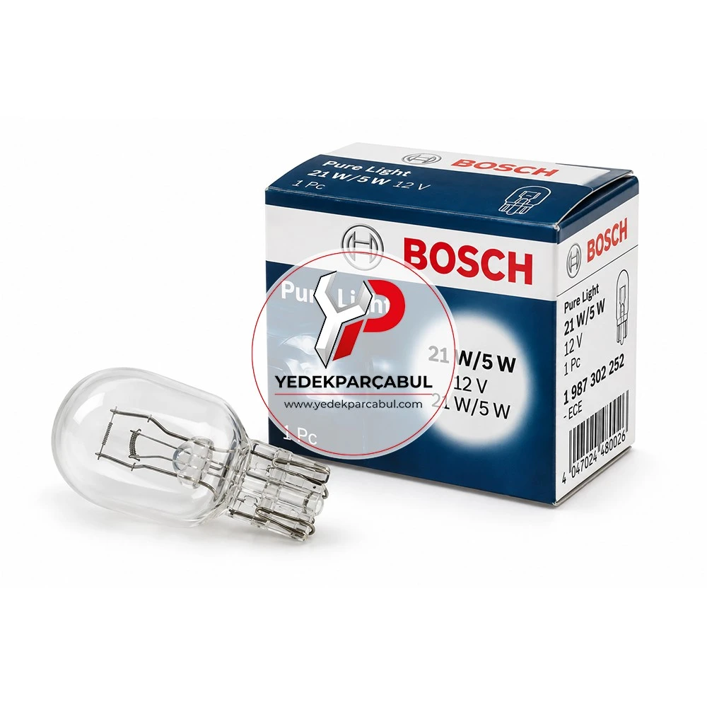 Bosch Ampul 21W/5W Pure Light 12V 21W/5W