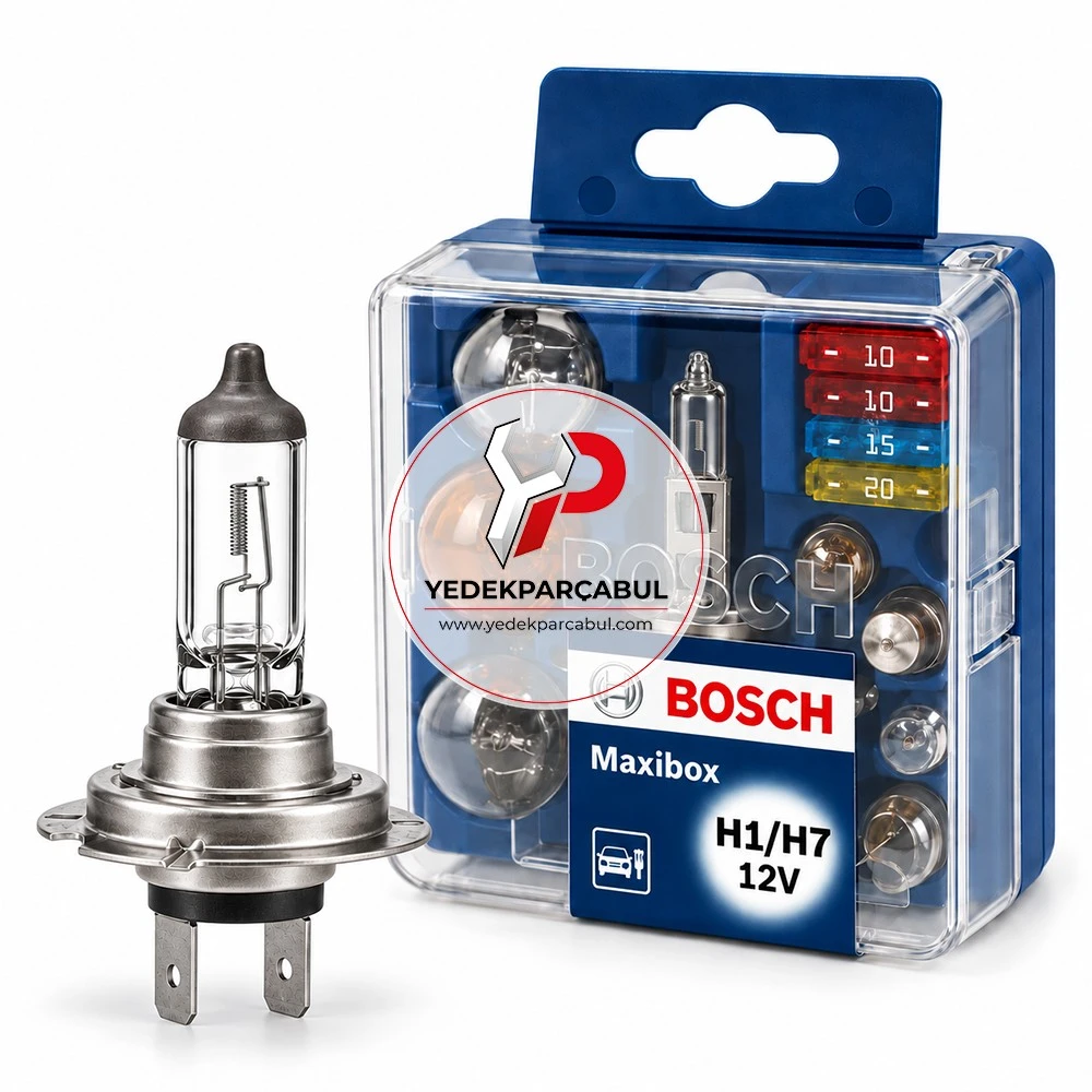 Bosch Ampul Seti H1/H7 Maxibox 12V 55W