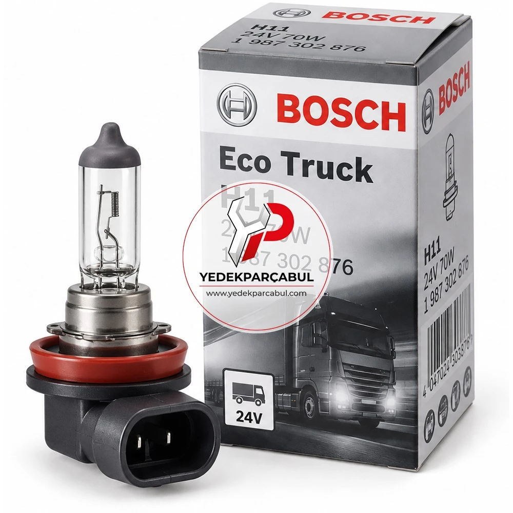 Bosch Ampul H11 Eco Truck 24V 70W