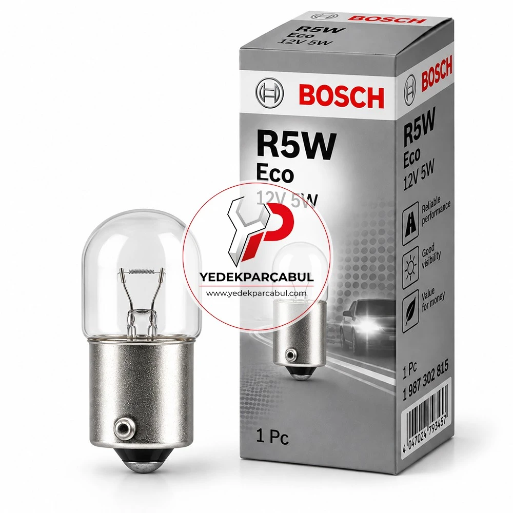 Bosch Ampul R5W Eco 12V 5W