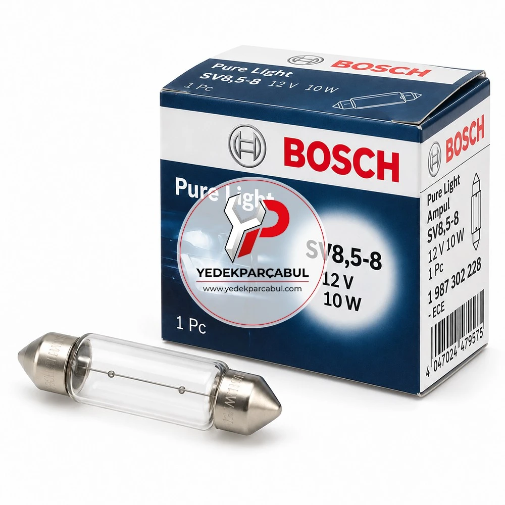 Bosch Ampul SV8 5-8 Pure Light 12V 10W