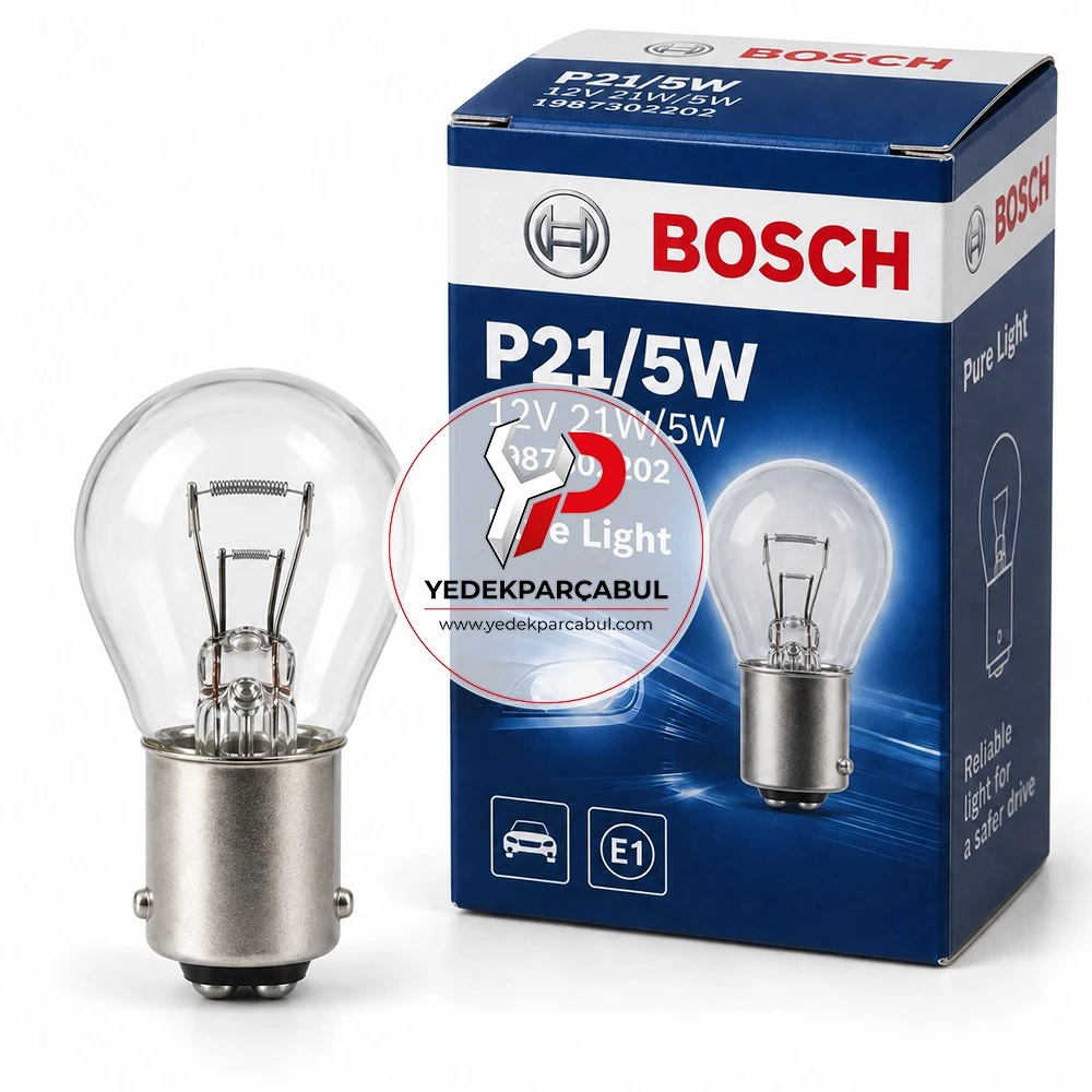 Bosch Ampul P21/5W Pure Light 12V 21W/5W
