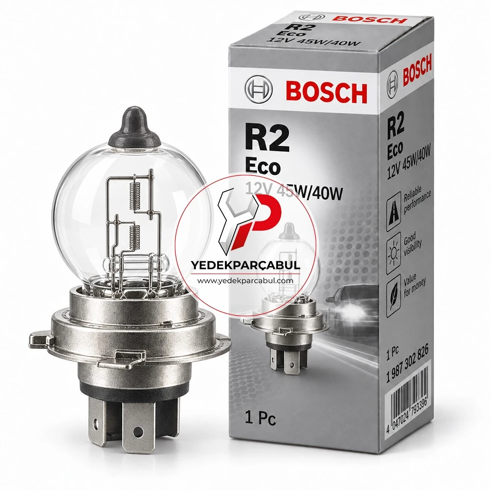 Bosch Ampul R2 Eco 12V 45W/40W