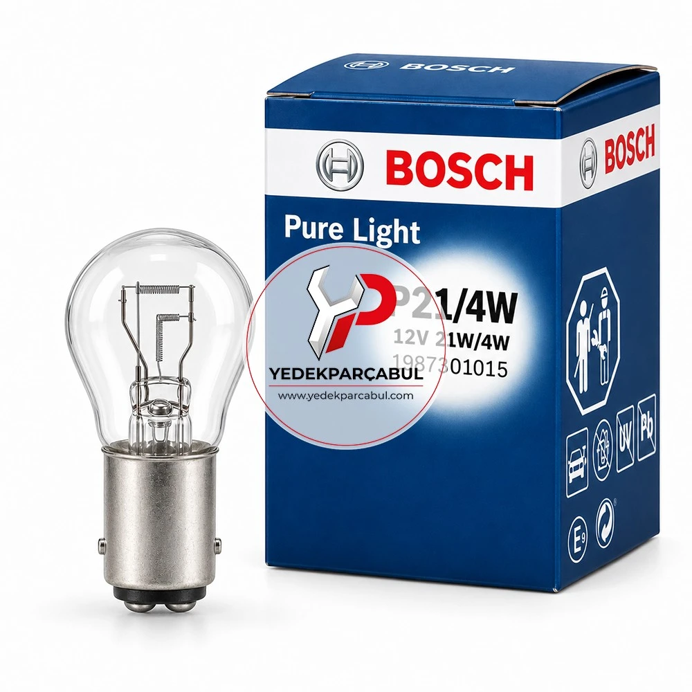 Bosch Ampul P21/4W Pure Light 12V 21W/4W