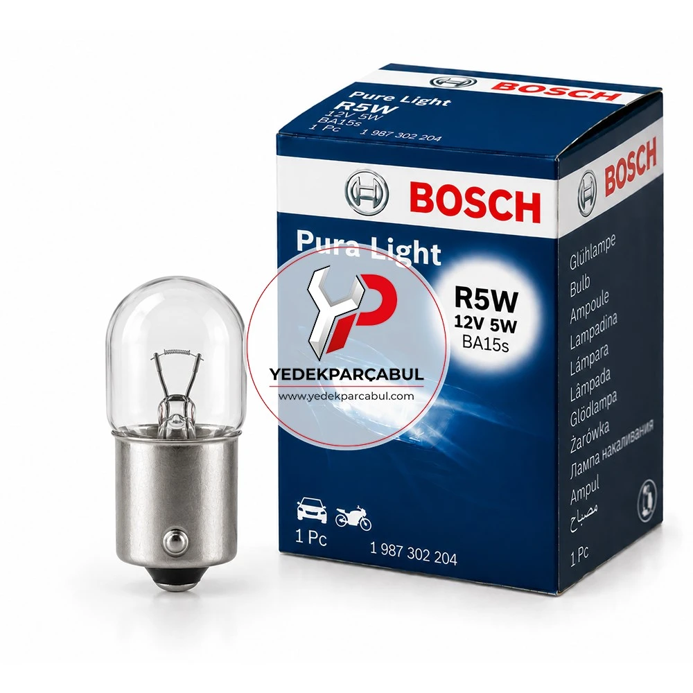 Bosch Ampul R5W Pure Light 12V 5W