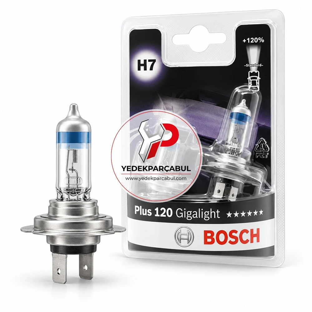 Bosch Ampul H7 Plus 120 Gigalight 12V 55W
