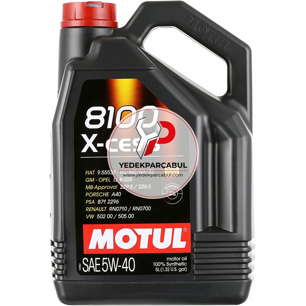 Motul 8100 X-Cess 5W-40 Motor Yağı 5 Litre