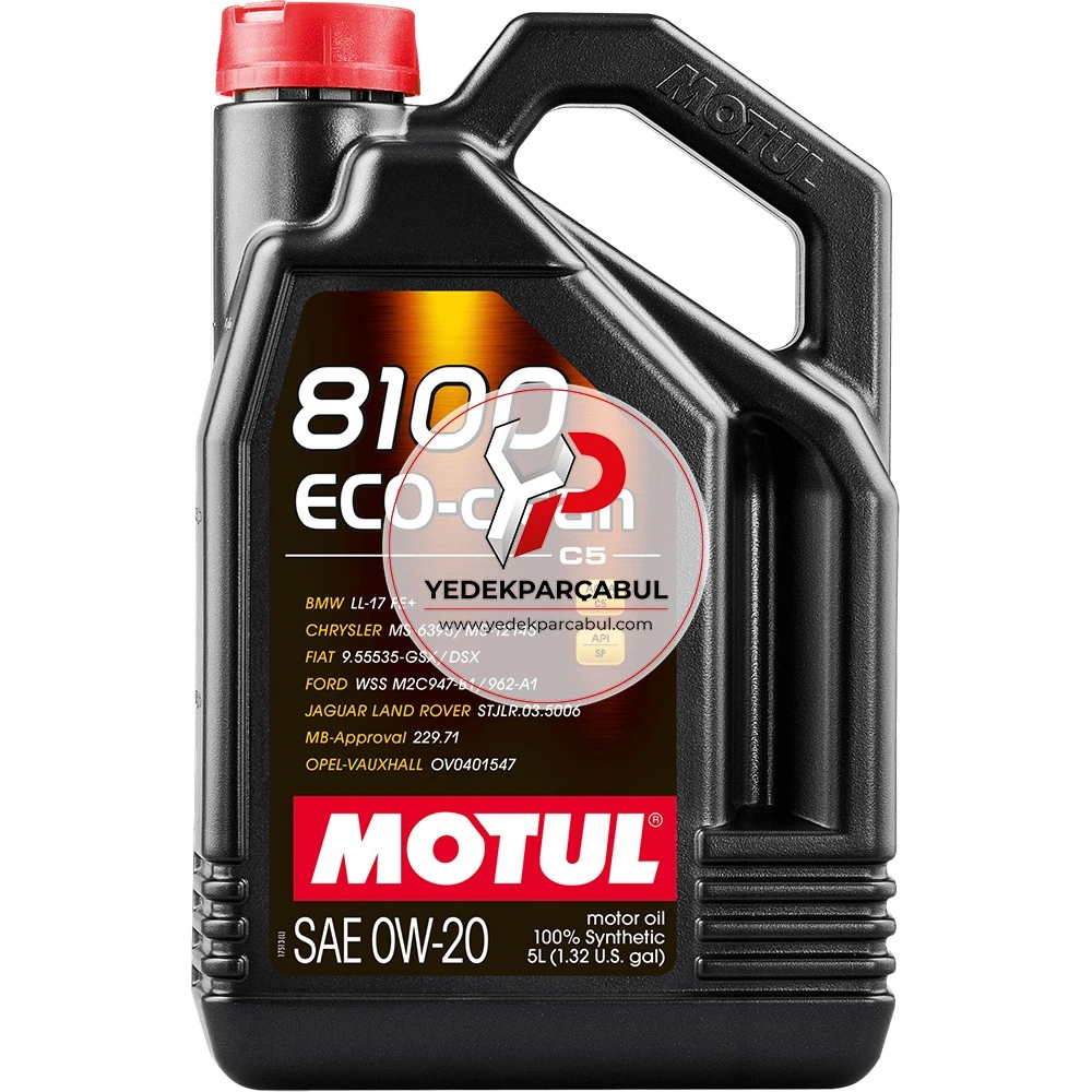 Motul 8100 Eco-Clean 0W-20 (AdBlue) Motor Yağı 5 Litre