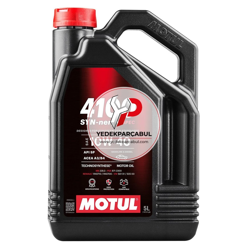 Motul Syn-nergy Spec 4100 10W-40 Motor Yağı 5 Litre