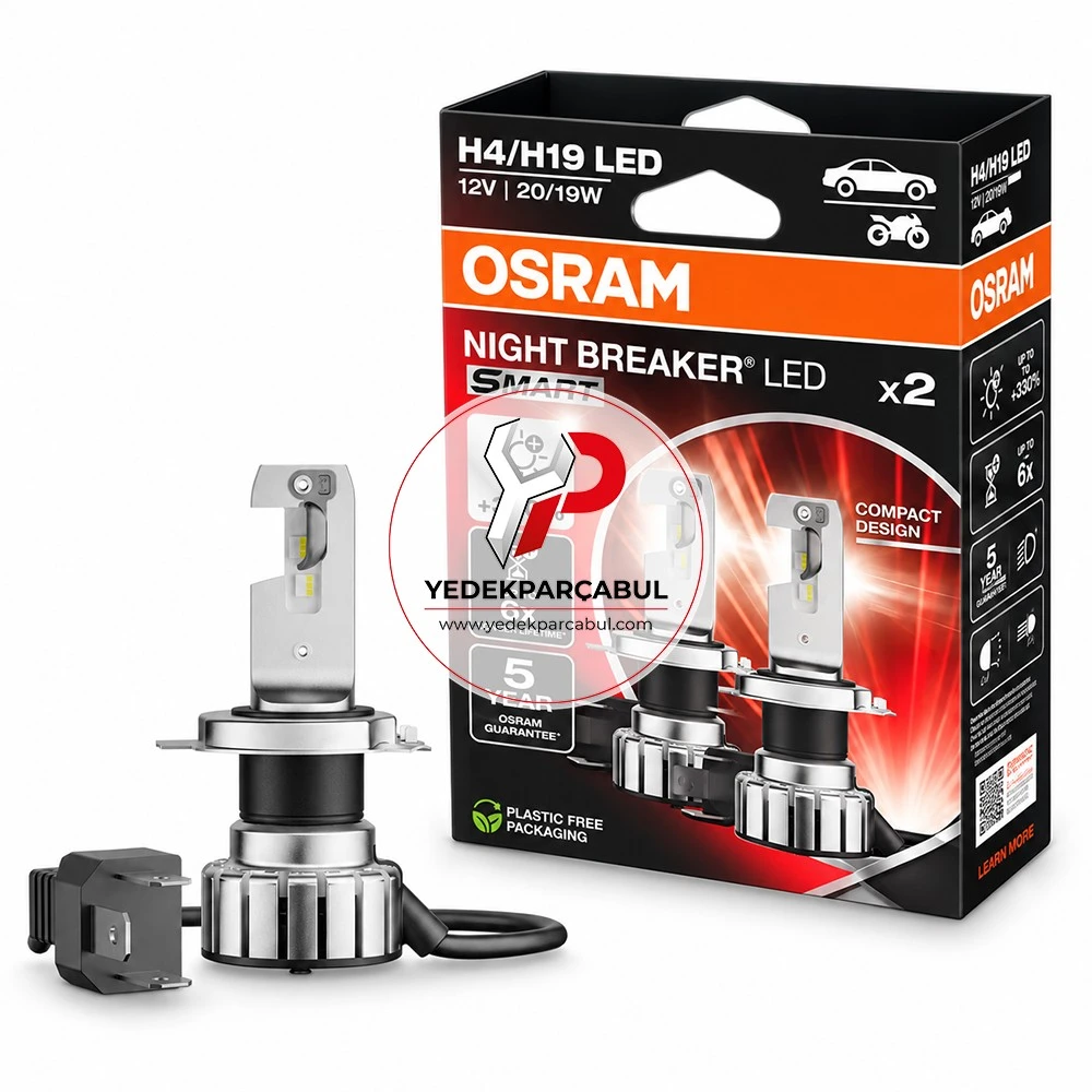 Osram Ampul H4 Night Breaker® Led Smart 12V 20/19W