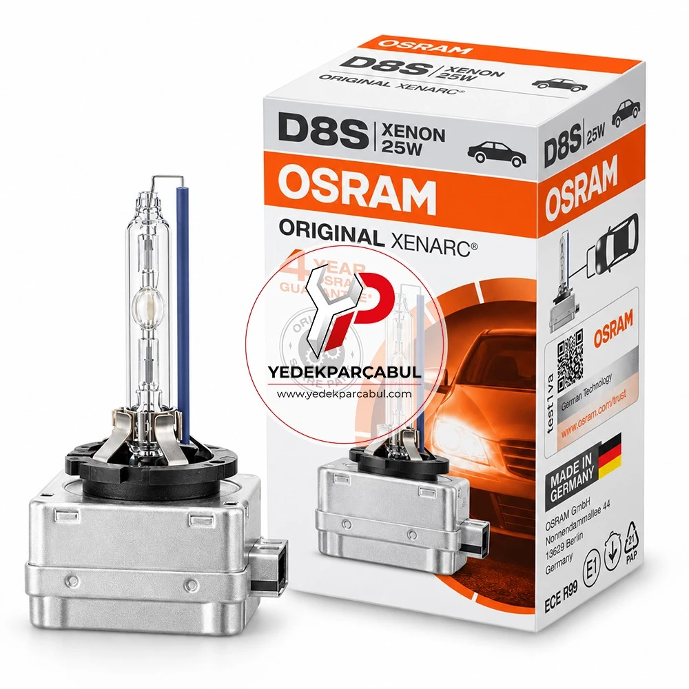 Osram Xenon Ampul D8S Xenarc® Original 42V 25W