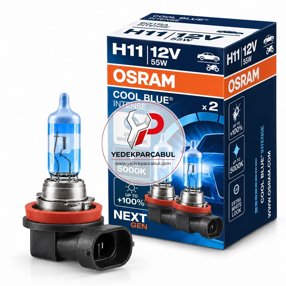 Osram Ampul H11 Cool Blue® Intense 12V 55W