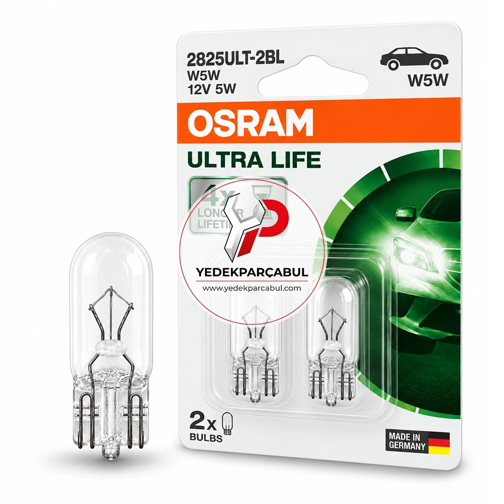 Osram Ampul W5W Ultra Life (Beyaz) 12V 5W