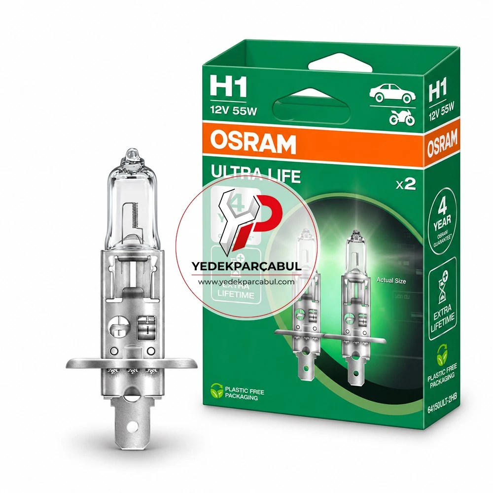 Osram Ampul H1 Ultra Life 12V 55W