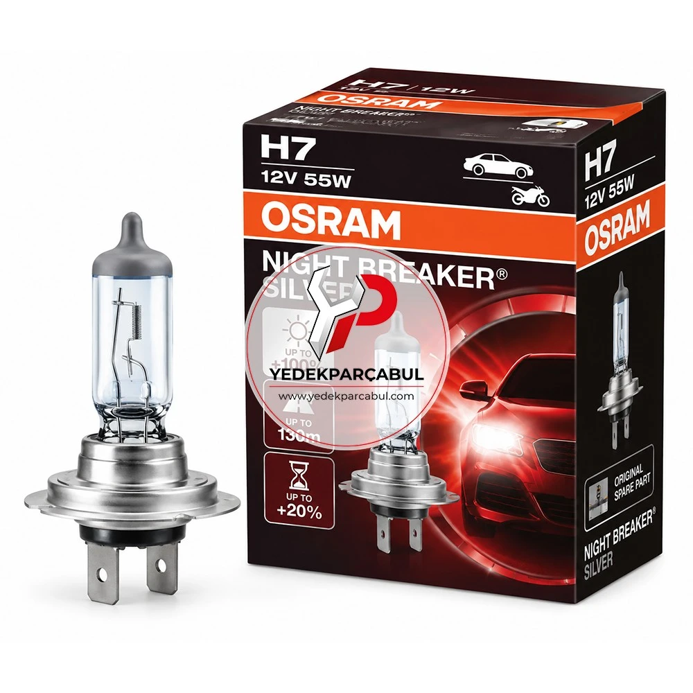 Osram Ampul H7 Night Breaker® Silver 12V 55W