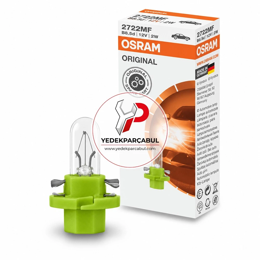 Osram Ampul B8.5d 12V 2W