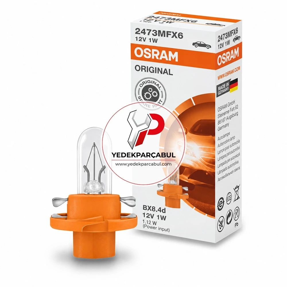 Osram Ampul BX8.4d-12.5 12V 1.1W