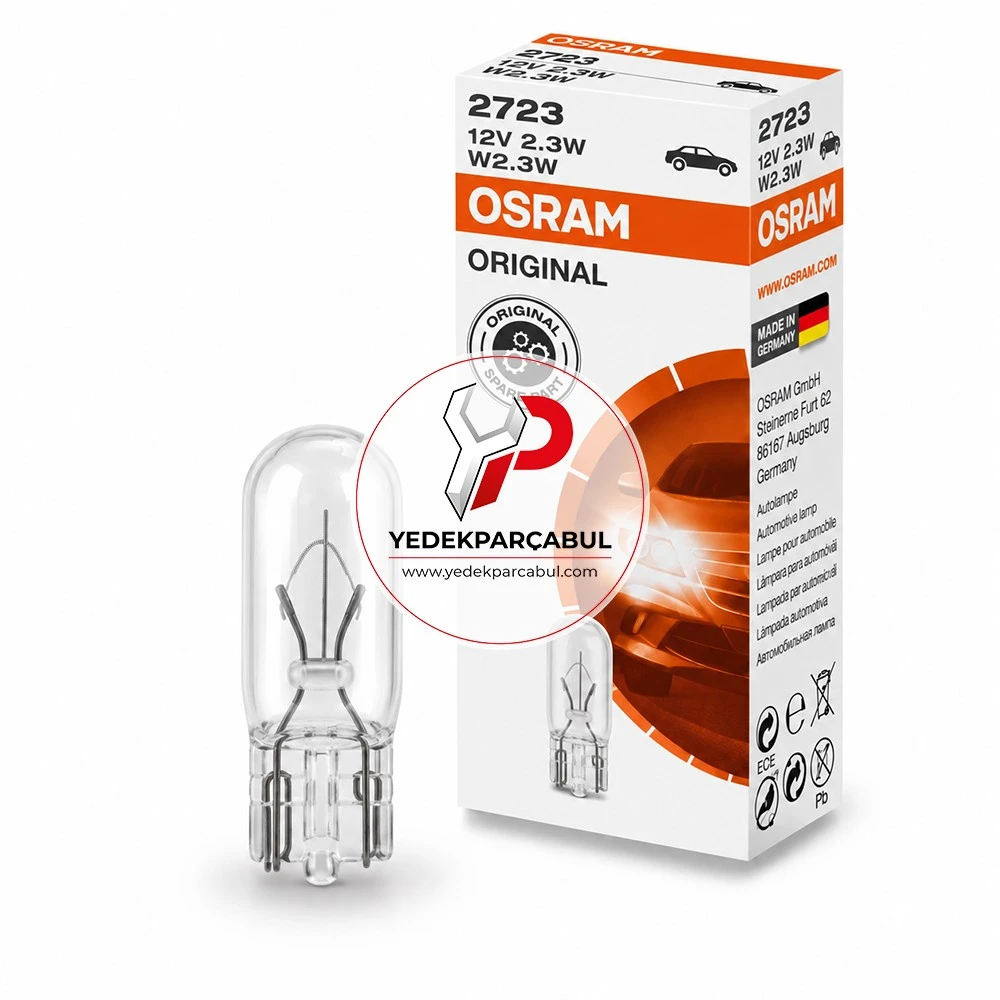 Osram Ampul W2.3W 12V 2.3W