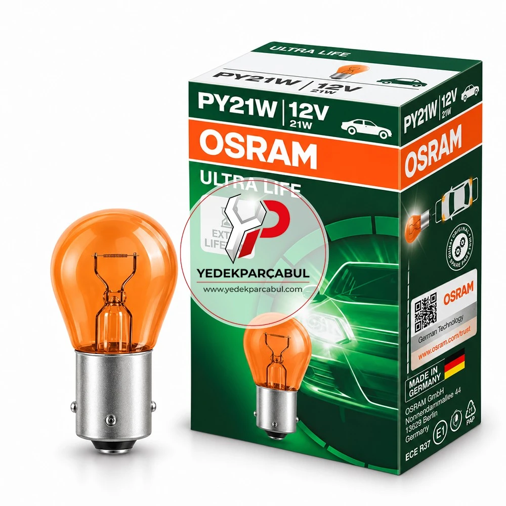 Osram Ampul PY21W Ultra Life 12V 21W