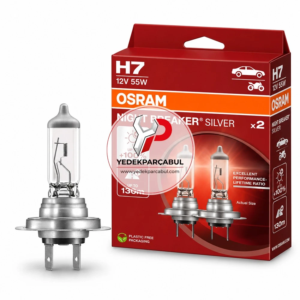 Osram Ampul H7 Night Breaker® Silver 12V 55W
