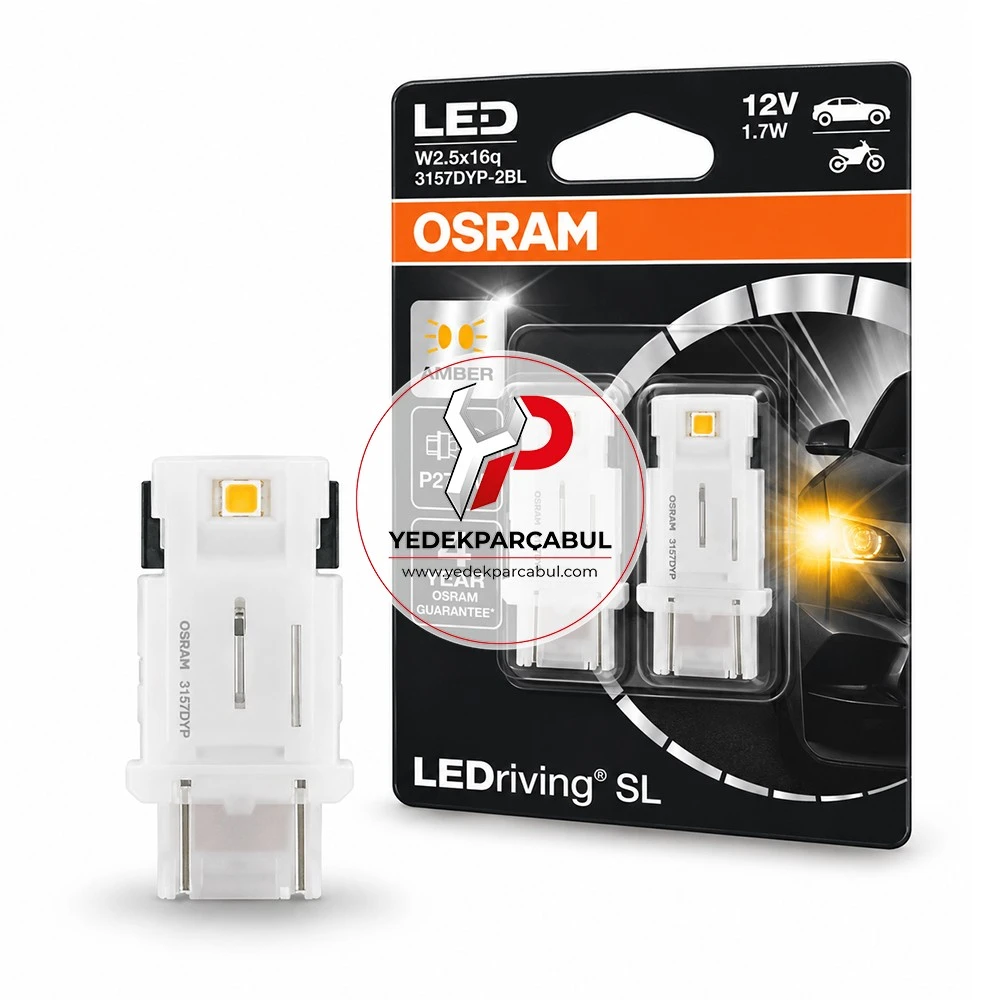 Osram Led Ampul LEDriving® SL (Yellow) 12V 1.9W