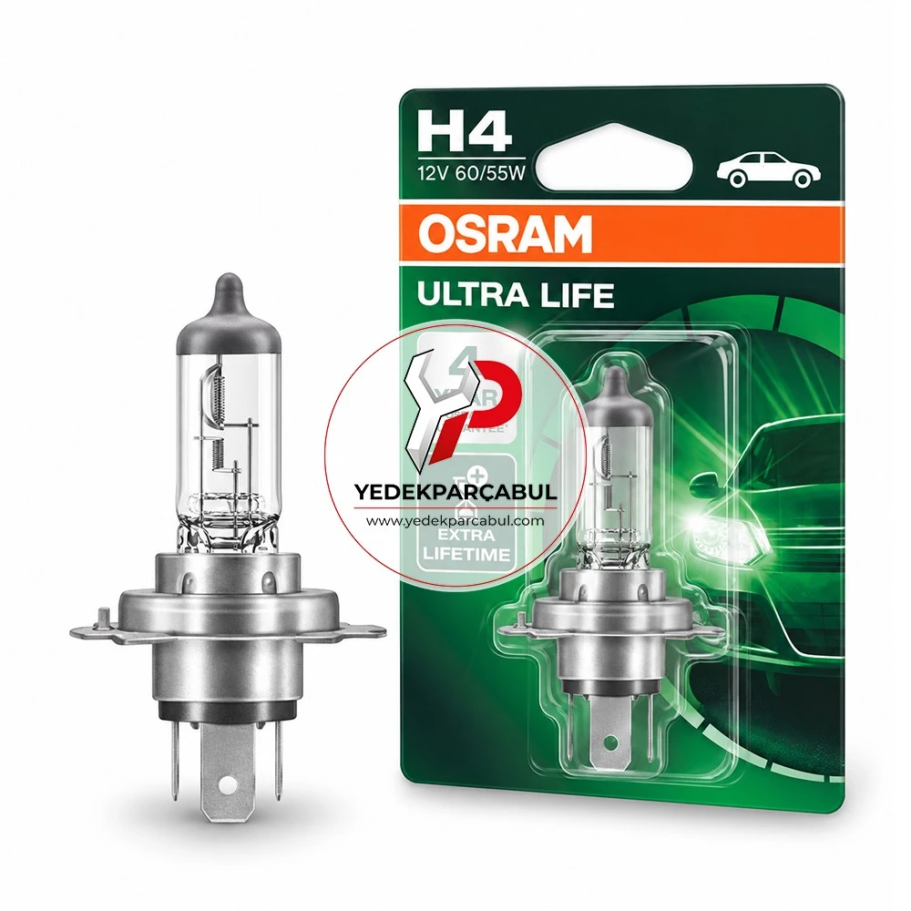 Osram Ampul H4 Ultra Life 12V 60/55W