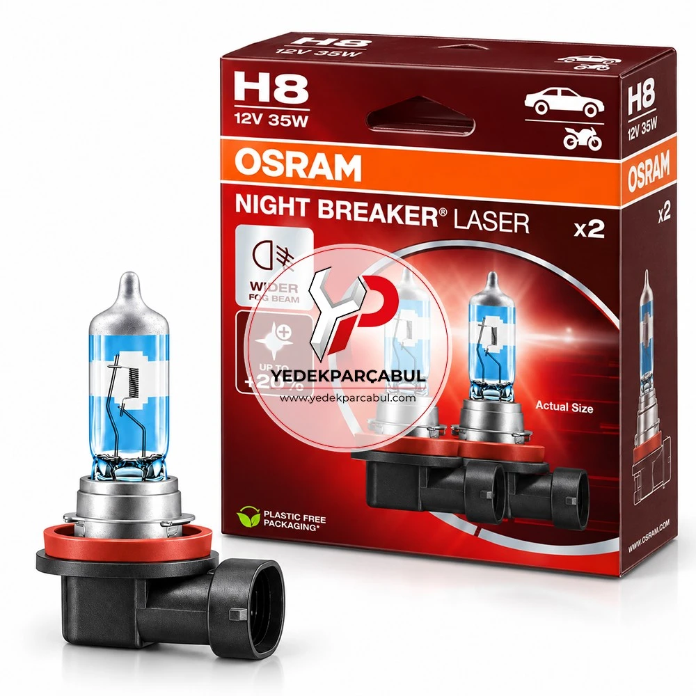Osram Ampul H8 Night Breaker® Laser 12V 35W