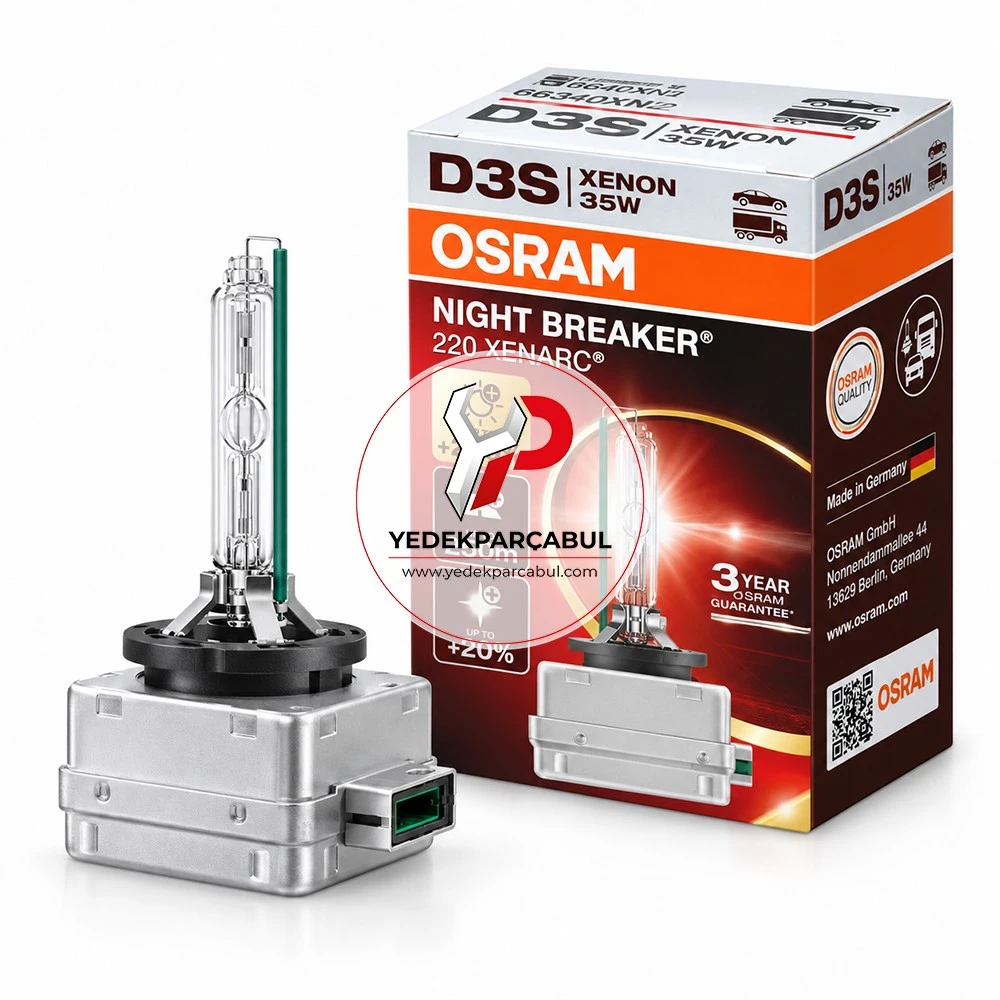 Osram Xenon Ampul D3S Xenarc® Night Breaker® 220 42V 35W