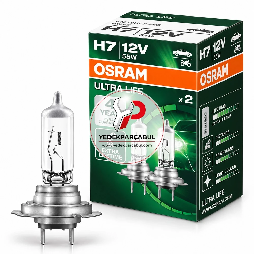 Osram Ampul H7 Ultra Life 12V 55W