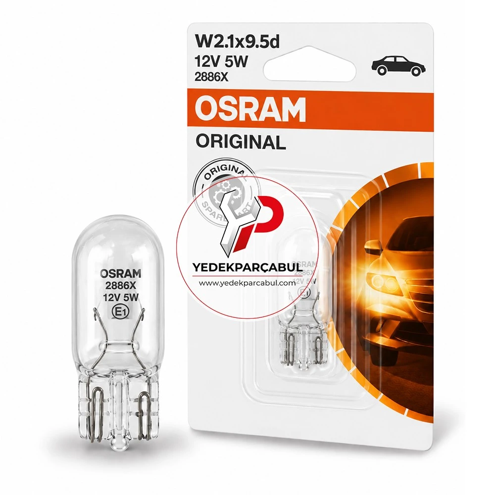 Osram Ampul W2.1x9.5d 12V 6W