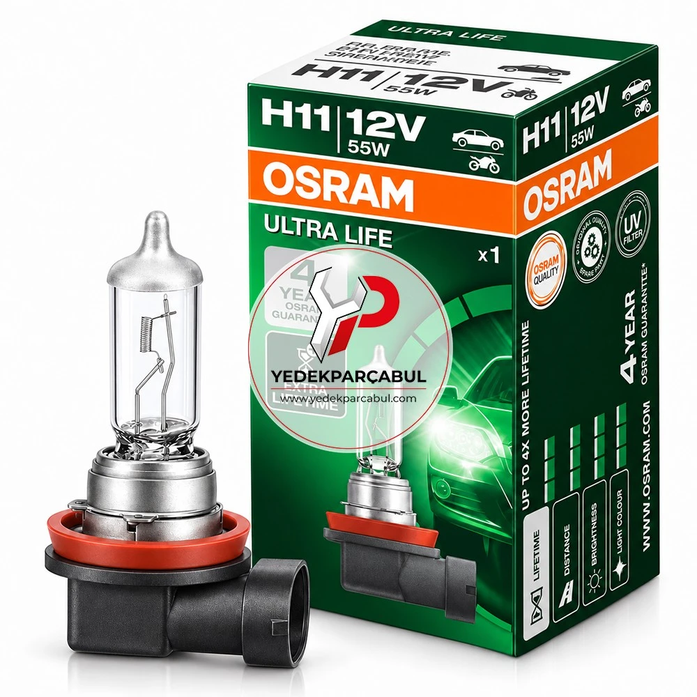 Osram Ampul H11 Ultra Life 12V 55W