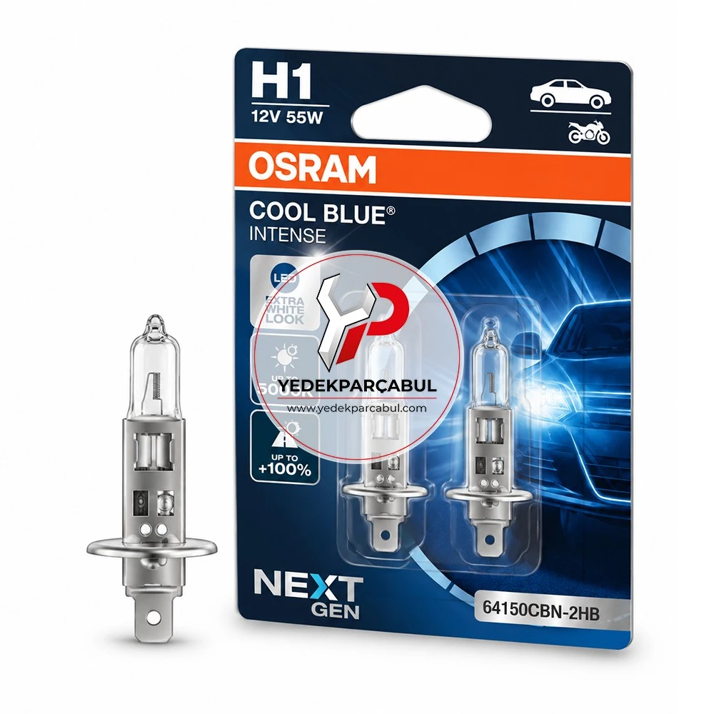 Osram Ampul H1 Cool Blue® Intense 12V 55W