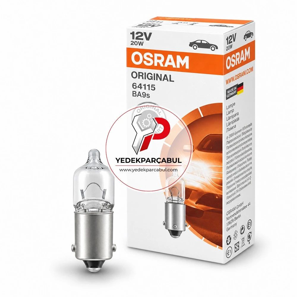 Osram Ampul BA9s 12V 20W