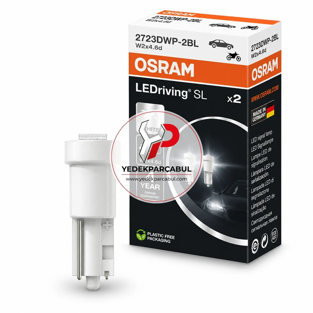 Osram Led Ampul W2x4.6d 12V 0.25W