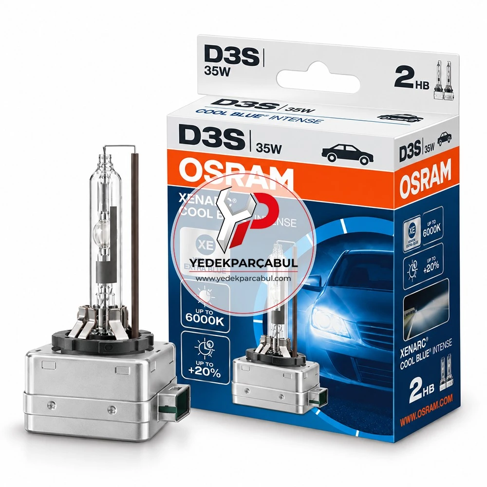 Osram Xenon Ampul D3S Xenarc® Cool Blue® Intense 42V 35W