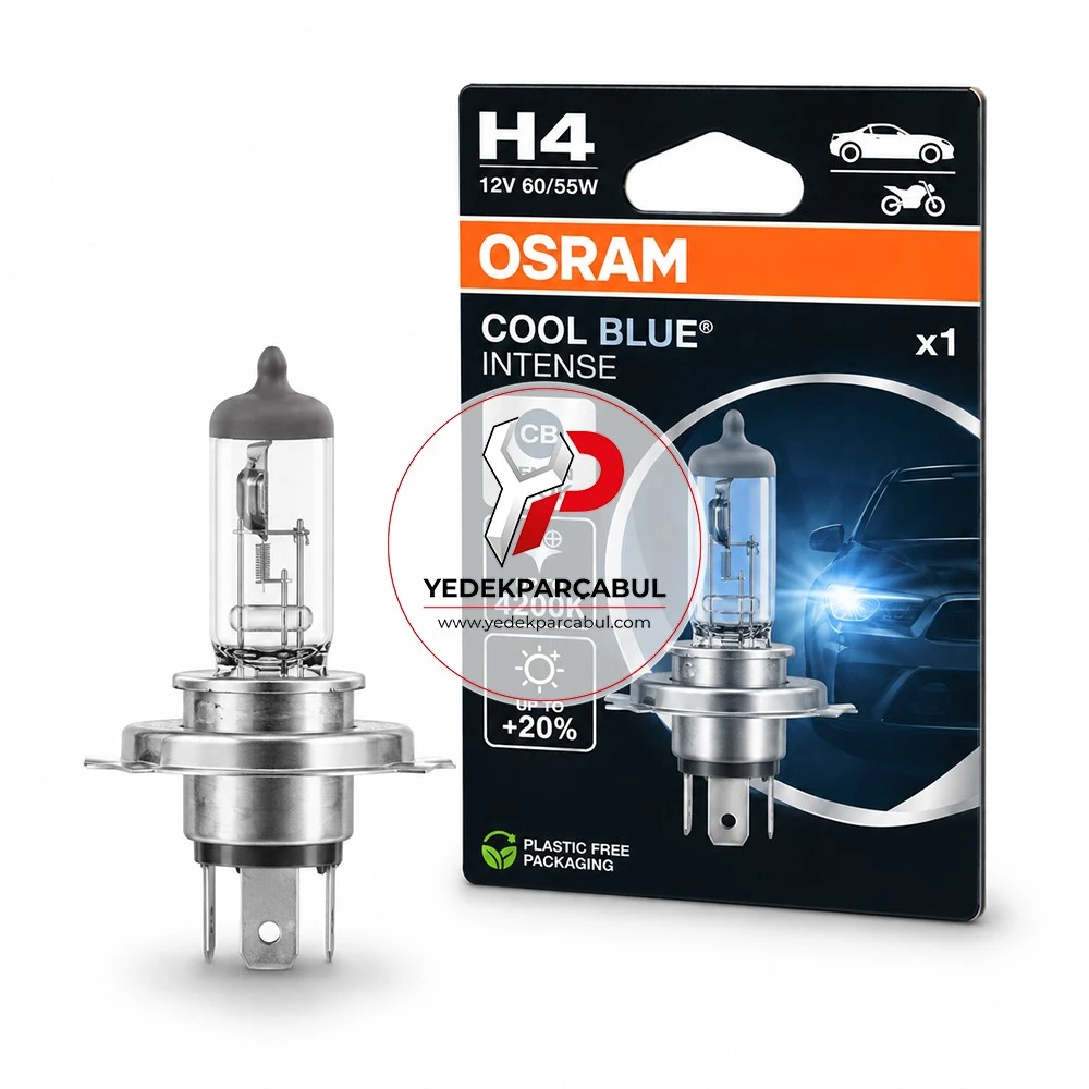 Osram Ampul H4 Cool Blue® Intense 12V 60/55W