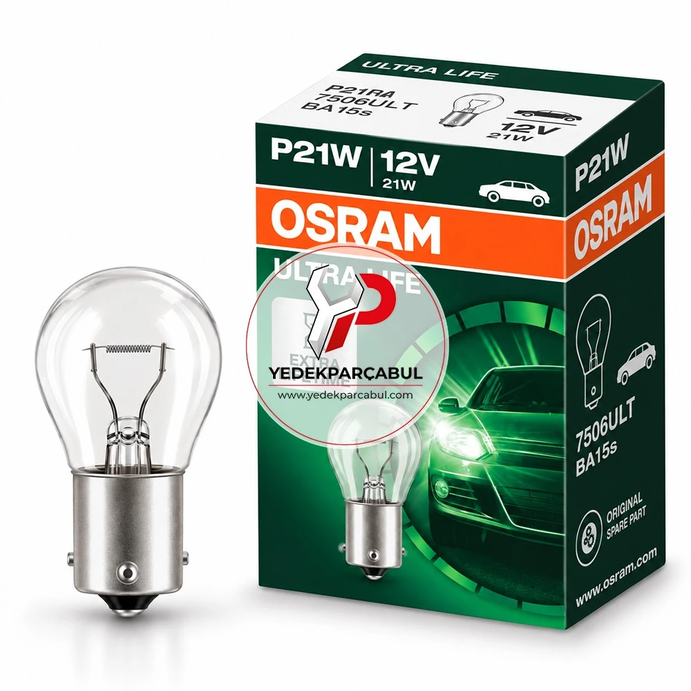 Osram Ampul P21W Ultra Life 12V 21W
