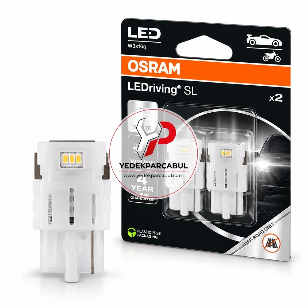 Osram Led Ampul W21W/5W LEDriving® SL 12V 1.7W (Beyaz)