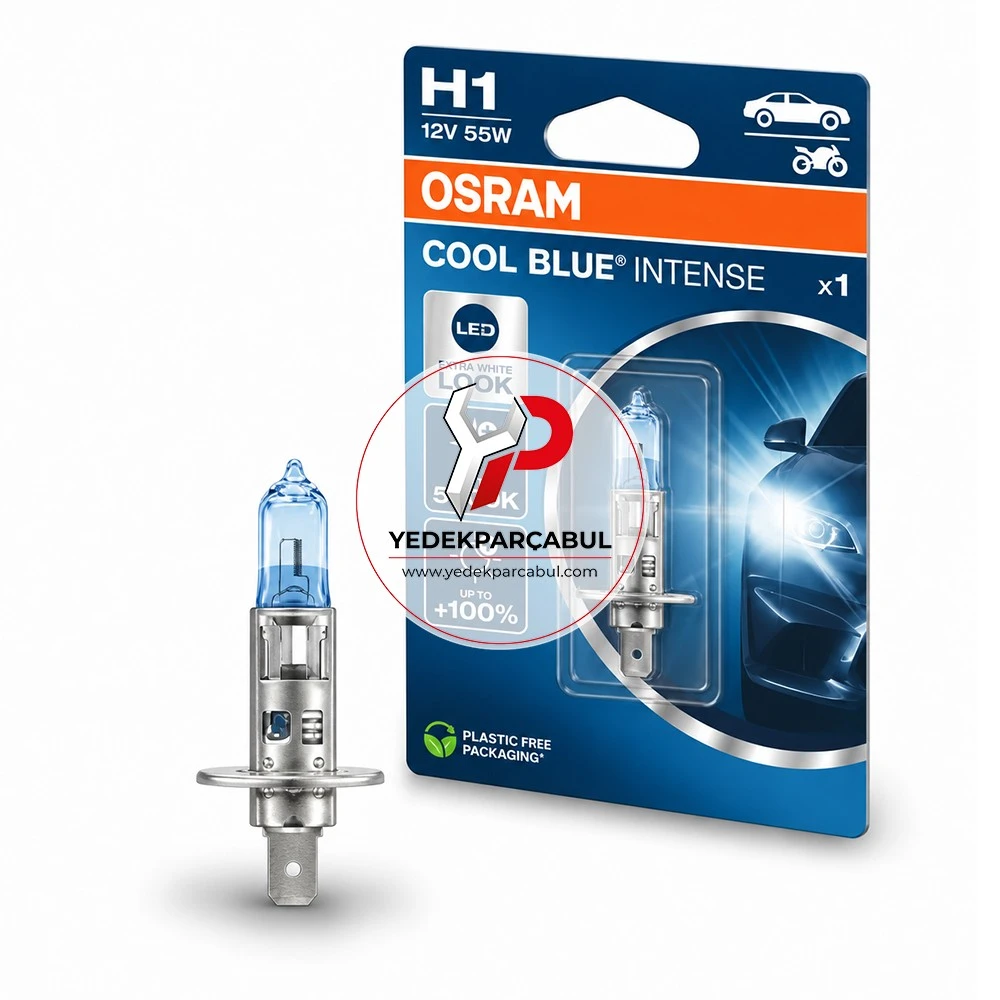 Osram Ampul H1 Cool Blue® Intense 12V 55W