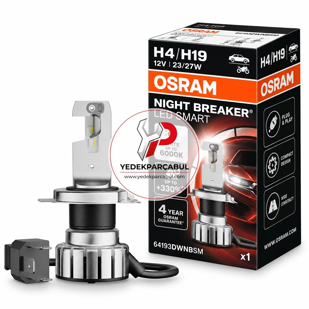 Osram Ampul H4 Night Breaker® Led Smart 12V 20/19W