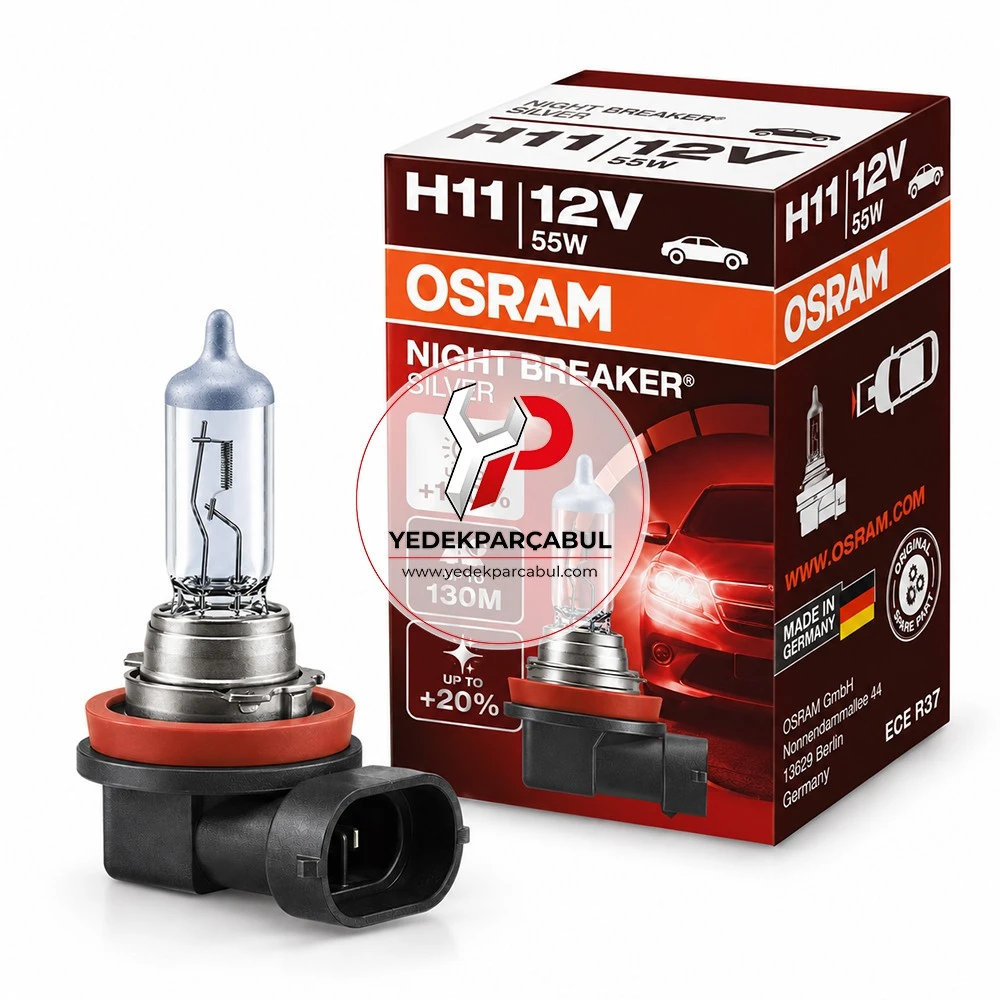 Osram Ampul H11 Night Breaker® Silver 12V 55W