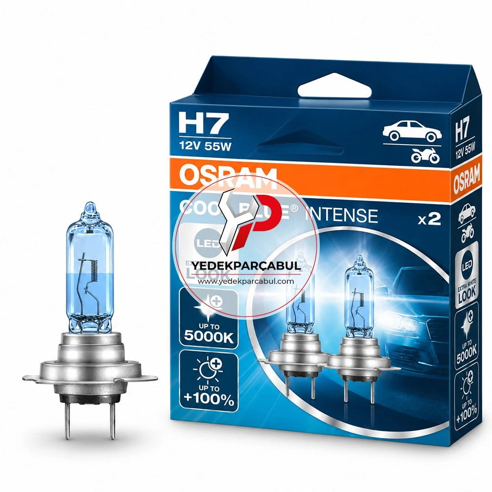 Osram Ampul H7 Cool Blue® Intense 12V 55W