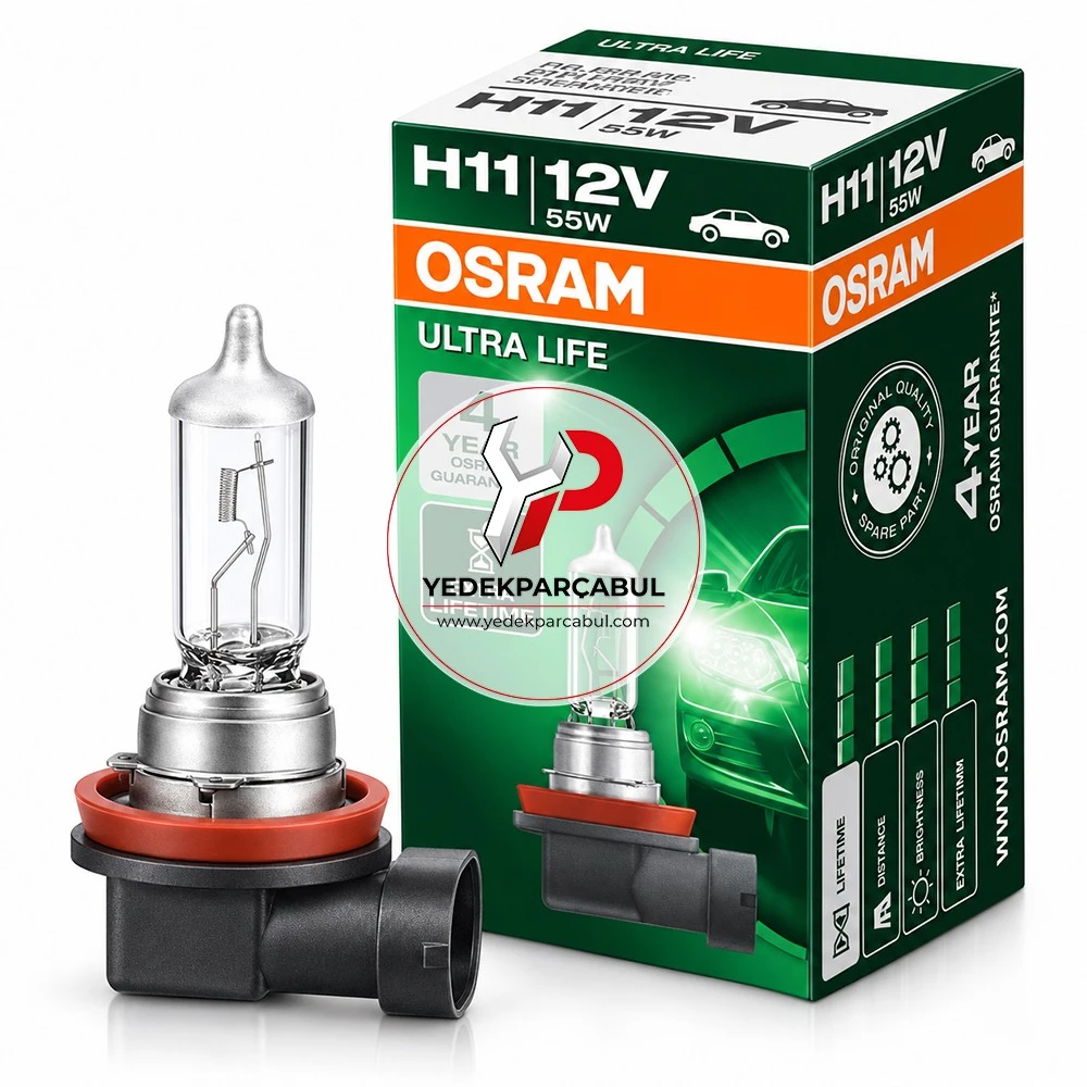 Osram Ampul H11 Ultra Life 12V 55W